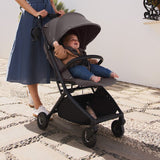 Carucior 2 in 1, Lionelo, Sia Flex, 7.6 kg, Include landou pliabil pe cadru, Ultracompact, Pliere rapida cu o mana, Copertina UPF50+, Cu accesorii incluse, 0-48 luni, Sustine 22 kg, Verde
