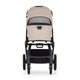 Carucior 2 in 1, Petite&Mars, Scout, Cu landou pliabil, Reversibil, Spatar si suport de picioare reglabile in 3 pozitii, Maner ajustabil, Cu accesorii, Pana la 22 kg, 0 luni+, Bej