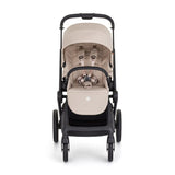 Carucior 2 in 1, Petite&Mars, Scout, Cu landou pliabil, Reversibil, Spatar si suport de picioare reglabile in 3 pozitii, Maner ajustabil, Cu accesorii, Pana la 22 kg, 0 luni+, Bej