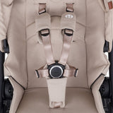 Carucior 2 in 1, Petite&Mars, Scout, Cu landou pliabil, Reversibil, Spatar si suport de picioare reglabile in 3 pozitii, Maner ajustabil, Cu accesorii, Pana la 22 kg, 0 luni+, Bej