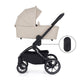 Carucior 2 in 1, Petite&Mars, Scout, Cu landou pliabil, Reversibil, Spatar si suport de picioare reglabile in 3 pozitii, Maner ajustabil, Cu accesorii, Pana la 22 kg, 0 luni+, Bej