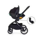 Carucior 2 in 1, Petite&Mars, Scout, Cu landou pliabil, Reversibil, Spatar si suport de picioare reglabile in 3 pozitii, Maner ajustabil, Cu accesorii, Pana la 22 kg, 0 luni+, Bej
