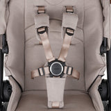 Carucior 2 in 1, Petite&Mars, Scout, Cu landou pliabil, Reversibil, Spatar si suport de picioare reglabile in 3 pozitii, Maner ajustabil, Cu accesorii, Pana la 22 kg, 0 luni+, Crem Cappuccino