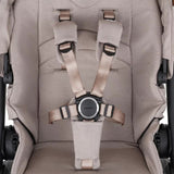 Carucior 2 in 1, Petite&Mars, Scout, Cu landou pliabil, Reversibil, Spatar si suport de picioare reglabile in 3 pozitii, Maner ajustabil, Cu accesorii, Pana la 22 kg, 0 luni+, Crem Cappuccino