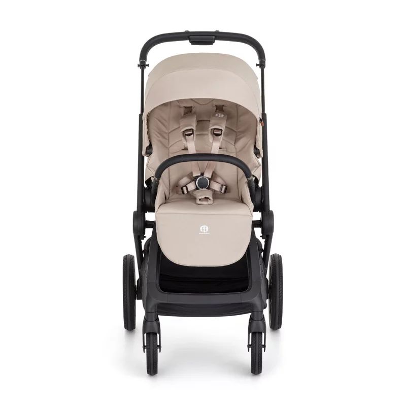Carucior 2 in 1, Petite&Mars, Scout, Cu landou pliabil, Reversibil, Spatar si suport de picioare reglabile in 3 pozitii, Maner ajustabil, Cu accesorii, Pana la 22 kg, 0 luni+, Crem Cappuccino - gogobaby.ro