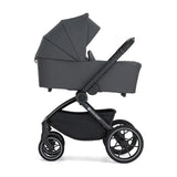 Carucior 2 in 1, Petite&Mars, Scout, Cu landou pliabil, Reversibil, Spatar si suport de picioare reglabile in 3 pozitii, Maner ajustabil, Cu accesorii, Pana la 22 kg, 0 luni+, Gri