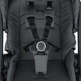 Carucior 2 in 1, Petite&Mars, Scout, Cu landou pliabil, Reversibil, Spatar si suport de picioare reglabile in 3 pozitii, Maner ajustabil, Cu accesorii, Pana la 22 kg, 0 luni+, Gri