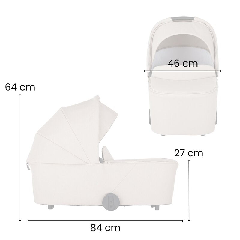 Carucior 2 in 1, Petite&Mars, Scout, Cu landou pliabil, Reversibil, Spatar si suport de picioare reglabile in 3 pozitii, Maner ajustabil, Cu accesorii, Pana la 22 kg, 0 luni+, Gri