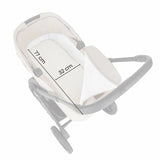 Carucior 2 in 1, Petite&Mars, Scout, Cu landou pliabil, Reversibil, Spatar si suport de picioare reglabile in 3 pozitii, Maner ajustabil, Cu accesorii, Pana la 22 kg, 0 luni+, Gri