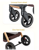 Carucior L-Sun Nadia 2 in 1 NEGRU