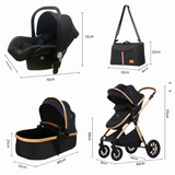 Carucior L-Sun Marina 3 in 1 GRI