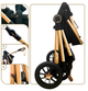 Carucior L-Sun Nadia 2 in 1 NEGRU