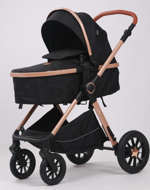 Carucior L-Sun Marina 3 in 1 NEGRU