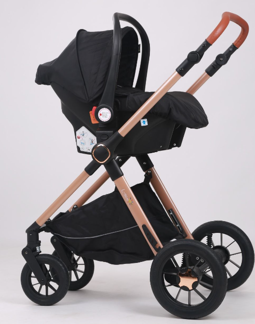 Carucior L-Sun Marina 3 in 1 NEGRU