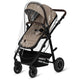 Carucior 3 in 1, Lionelo, Amber, Landou intarit, Scoica auto testata ADAC, Reversibil, Cu accesorii, Geanta parinti, Pana la 22 kg, Bej