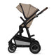 Carucior 3 in 1, Lionelo, Amber, Landou intarit, Scoica auto testata ADAC, Reversibil, Cu accesorii, Geanta parinti, Pana la 22 kg, Bej