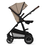 Carucior 3 in 1, Lionelo, Amber, Landou intarit, Scoica auto testata ADAC, Reversibil, Cu accesorii, Geanta parinti, Pana la 22 kg, Bej