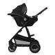 Carucior 3 in 1, Lionelo, Amber, Landou intarit, Scoica auto testata ADAC, Reversibil, Cu accesorii, Geanta parinti, Pana la 22 kg, Bej