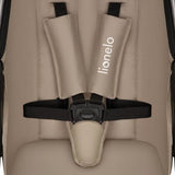 Carucior 3 in 1, Lionelo, Amber, Landou intarit, Scoica auto testata ADAC, Reversibil, Cu accesorii, Geanta parinti, Pana la 22 kg, Bej