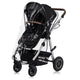 Carucior 3 in 1, Lionelo, Amber, Cadru aluminiu, Cu landou intarit si salteluta moale, Cu scoica auto testata ADAC, Reversibil, Cu accesorii, Geanta parinti, Pana la 22 kg, Negru silver
