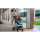 Carucior 3 in 1, Lionelo, Amber, Cadru aluminiu, Cu landou intarit si salteluta moale, Cu scoica auto testata ADAC, Reversibil, Cu accesorii, Geanta parinti, Pana la 22 kg, Negru silver