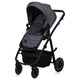 Carucior 3 in 1, Lionelo, Amber Plus, Cadru aluminiu, Cu landou intarit si salteluta moale, Cu scoica auto testata ADAC, Reversibil, Maner ajustabil, Cu accesorii, Cu ventilatie panoramica 3D, Pana la 22 kg, EN1888-1, EN1888-2, EN1466, ECE R129, Gri