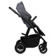 Carucior 3 in 1, Lionelo, Amber Plus, Cadru aluminiu, Cu landou intarit si salteluta moale, Cu scoica auto testata ADAC, Reversibil, Maner ajustabil, Cu accesorii, Cu ventilatie panoramica 3D, Pana la 22 kg, EN1888-1, EN1888-2, EN1466, ECE R129, Gri