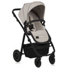 Carucior 3 in 1, Lionelo, Amber Plus, Cadru aluminiu, Cu landou intarit si salteluta moale, Cu scoica auto testata ADAC, Reversibil, Maner ajustabil, Cu accesorii, Cu ventilatie panoramica 3D, Pana la 22 kg, EN1888-1, EN1888-2, EN1466, ECE R129, Bej
