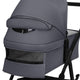 Carucior 3 in 1, Lionelo, Amber Plus, Cadru aluminiu, Cu landou intarit si salteluta moale, Cu scoica auto testata ADAC, Reversibil, Maner ajustabil, Cu accesorii, Cu ventilatie panoramica 3D, Pana la 22 kg, EN1888-1, EN1888-2, EN1466, ECE R129, Gri
