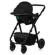 Carucior 3 in 1, Lionelo, Amber Plus, Cadru aluminiu, Cu landou intarit si salteluta moale, Cu scoica auto testata ADAC, Reversibil, Maner ajustabil, Cu accesorii, Cu ventilatie panoramica 3D, Pana la 22 kg, EN1888-1, EN1888-2, EN1466, ECE R129, Gri