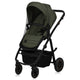 Carucior 3 in 1, Lionelo, Amber Plus, Cadru aluminiu, Cu landou intarit si salteluta moale, Cu scoica auto testata ADAC, Reversibil, Maner ajustabil, Cu accesorii, Cu ventilatie panoramica 3D, Pana la 22 kg, EN1888-1, EN1888-2, EN1466, ECE R129, Verde