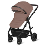 Carucior 3 in 1, Lionelo, Bianka, Transformabil, Cadru aluminiu, Cu landou si salteluta moale, Cu scoica auto, Cu multiple accesorii, Sustine 22 kg, 0 luni+, EN1466:2014+AC:2015, EN1888, Bej Taupe