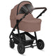 Carucior 3 in 1, Lionelo, Bianka, Transformabil, Cadru aluminiu, Cu landou si salteluta moale, Cu scoica auto, Cu multiple accesorii, Sustine 22 kg, 0 luni+, EN1466:2014+AC:2015, EN1888, Bej Taupe