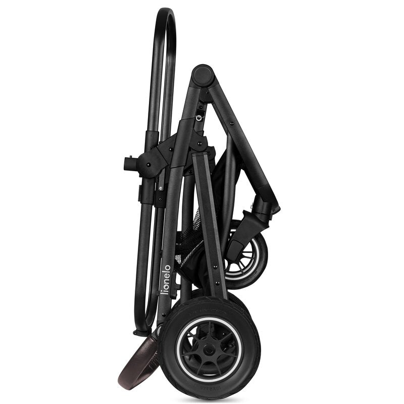 Carucior 3 in 1, Lionelo, Bianka, Transformabil, Cadru aluminiu, Cu landou si salteluta moale, Cu scoica auto, Cu multiple accesorii, Sustine 22 kg, 0 luni+, EN1466:2014+AC:2015, EN1888, Bej - gogobaby.ro