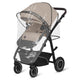 Carucior 3 in 1, Lionelo, Bianka, Transformabil, Cadru aluminiu, Cu landou si salteluta moale, Cu scoica auto, Cu multiple accesorii, Sustine 22 kg, 0 luni+, EN1466:2014+AC:2015, EN1888, Bej