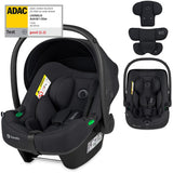 Carucior 3 in 1, Lionelo, Carmine, Cu scoica ADAC, Landou anti-reflux, Salteluta ventilata, Reglare spatar in 3 pozitii, Suport de picioare in 3 pozitii, Maner reglabil in 5 pozitii, Sustine 22 kg, Cu accesorii, 0 luni+, Ciocolatiu