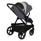 Carucior 3 in 1, Lionelo, Carmine, Cu scoica ADAC, Landou anti-reflux, Salteluta ventilata, Reglare spatar in 3 pozitii, Suport de picioare in 3 pozitii, Maner reglabil in 5 pozitii, Sustine 22 kg, Cu accesorii, 0 luni+, Gri