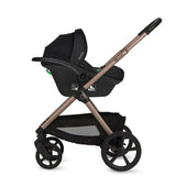 Carucior 3 in 1, Lionelo, Carmine, Cu scoica ADAC, Landou anti-reflux, Salteluta ventilata, Reglare spatar in 3 pozitii, Suport de picioare in 3 pozitii, Maner reglabil in 5 pozitii, Sustine 22 kg, Cu accesorii, 0 luni+, Ciocolatiu