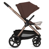 Carucior 3 in 1, Lionelo, Carmine, Cu scoica ADAC, Landou anti-reflux, Salteluta ventilata, Reglare spatar in 3 pozitii, Suport de picioare in 3 pozitii, Maner reglabil in 5 pozitii, Sustine 22 kg, Cu accesorii, 0 luni+, Ciocolatiu