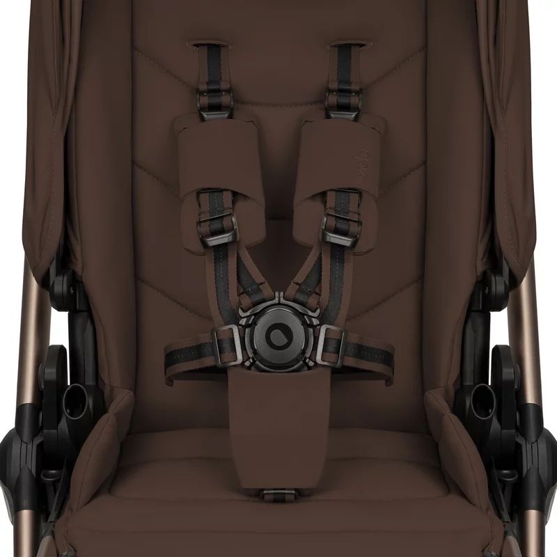 Carucior 3 in 1, Lionelo, Carmine, Cu scoica ADAC, Landou anti-reflux, Salteluta ventilata, Reglare spatar in 3 pozitii, Suport de picioare in 3 pozitii, Maner reglabil in 5 pozitii, Sustine 22 kg, Cu accesorii, 0 luni+, Ciocolatiu