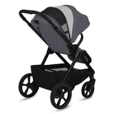 Carucior 3 in 1, Lionelo, Carmine, Cu scoica ADAC, Landou anti-reflux, Salteluta ventilata, Reglare spatar in 3 pozitii, Suport de picioare in 3 pozitii, Maner reglabil in 5 pozitii, Sustine 22 kg, Cu accesorii, 0 luni+, Gri