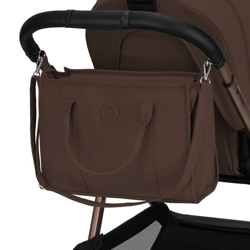 Carucior 3 in 1, Lionelo, Carmine, Cu scoica ADAC, Landou anti-reflux, Salteluta ventilata, Reglare spatar in 3 pozitii, Suport de picioare in 3 pozitii, Maner reglabil in 5 pozitii, Sustine 22 kg, Cu accesorii, 0 luni+, Ciocolatiu