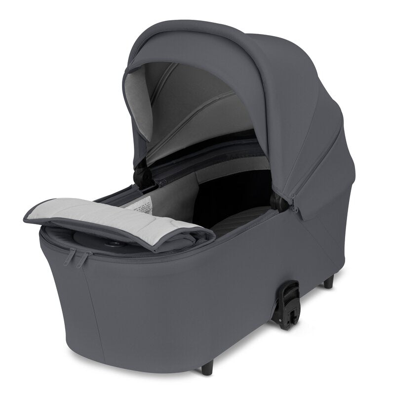 Carucior 3 in 1, Lionelo, Carmine, Cu scoica ADAC, Landou anti-reflux, Salteluta ventilata, Reglare spatar in 3 pozitii, Suport de picioare in 3 pozitii, Maner reglabil in 5 pozitii, Sustine 22 kg, Cu accesorii, 0 luni+, Gri