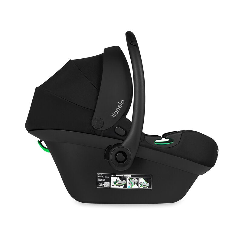 Carucior 3 in 1, Lionelo, Carmine, Cu scoica ADAC, Landou anti-reflux, Salteluta ventilata, Reglare spatar in 3 pozitii, Suport de picioare in 3 pozitii, Maner reglabil in 5 pozitii, Sustine 22 kg, Cu accesorii, 0 luni+, Gri