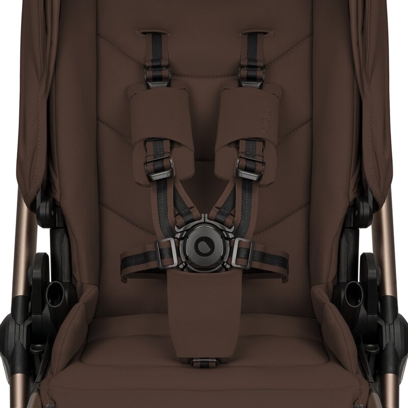 Carucior 3 in 1, Lionelo, Carmine, Cu scoica ADAC, Landou anti-reflux, Salteluta ventilata, Reglare spatar in 3 pozitii, Suport de picioare in 3 pozitii, Maner reglabil in 5 pozitii, Sustine 22 kg, Cu accesorii, 0 luni+, Ciocolatiu