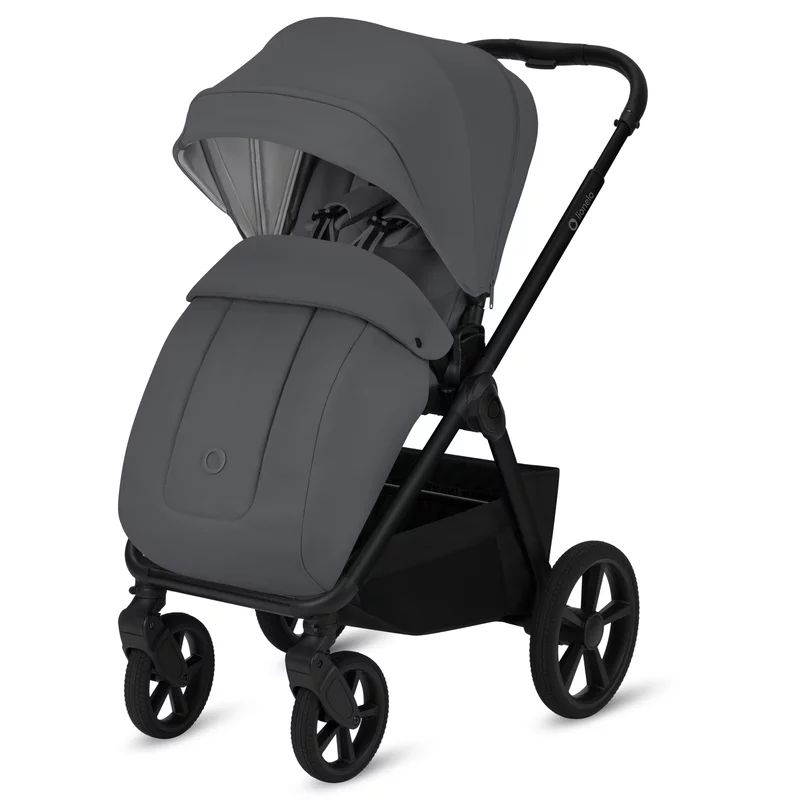 Carucior 3 in 1, Lionelo, Carmine, Cu scoica ADAC, Landou anti-reflux, Salteluta ventilata, Reglare spatar in 3 pozitii, Suport de picioare in 3 pozitii, Maner reglabil in 5 pozitii, Sustine 22 kg, Cu accesorii, 0 luni+, Gri