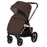 Carucior 3 in 1, Lionelo, Carmine, Cu scoica ADAC, Landou anti-reflux, Salteluta ventilata, Reglare spatar in 3 pozitii, Suport de picioare in 3 pozitii, Maner reglabil in 5 pozitii, Sustine 22 kg, Cu accesorii, 0 luni+, Ciocolatiu