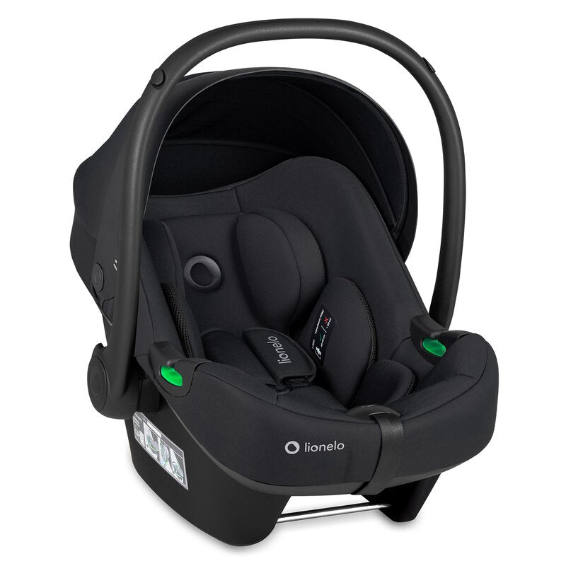 Carucior 3 in 1, Lionelo, Carmine, Cu scoica ADAC, Landou anti-reflux, Salteluta ventilata, Reglare spatar in 3 pozitii, Suport de picioare in 3 pozitii, Maner reglabil in 5 pozitii, Sustine 22 kg, Cu accesorii, 0 luni+, Ciocolatiu