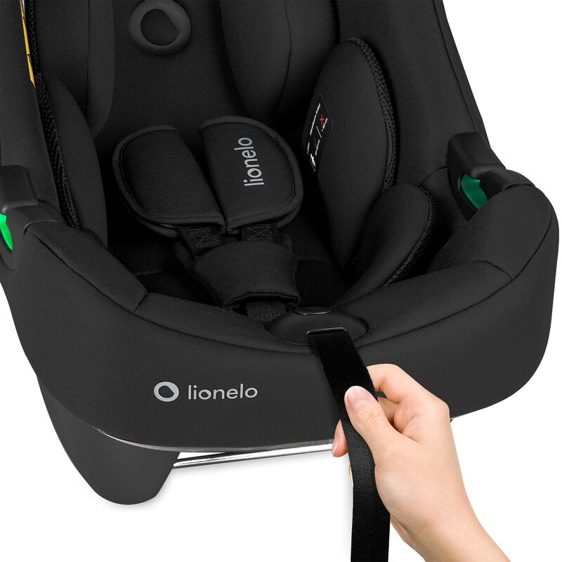 Carucior 3 in 1, Lionelo, Carmine, Cu scoica ADAC, Landou anti-reflux, Salteluta ventilata, Reglare spatar in 3 pozitii, Suport de picioare in 3 pozitii, Maner reglabil in 5 pozitii, Sustine 22 kg, Cu accesorii, 0 luni+, Ciocolatiu