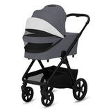 Carucior 3 in 1, Lionelo, Carmine, Cu scoica ADAC, Landou anti-reflux, Salteluta ventilata, Reglare spatar in 3 pozitii, Suport de picioare in 3 pozitii, Maner reglabil in 5 pozitii, Sustine 22 kg, Cu accesorii, 0 luni+, Gri